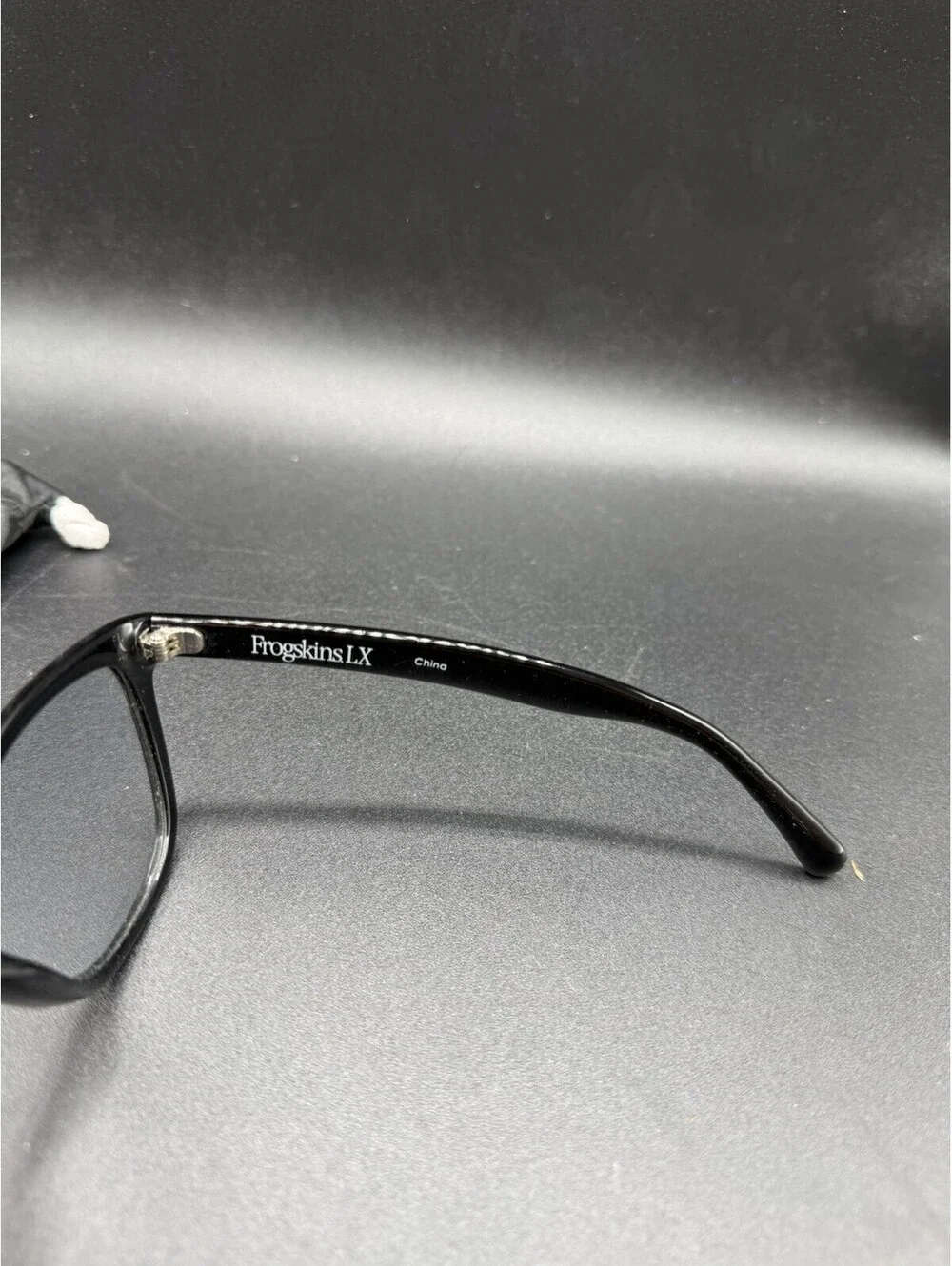 Oakley Frogskin LX Polished Black/Clear Lenses OO2043-01